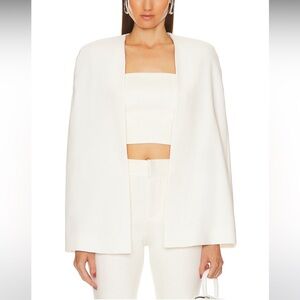 Alice + Olivia Revolve Marcia Cropped Cape Top Size 8 NWT